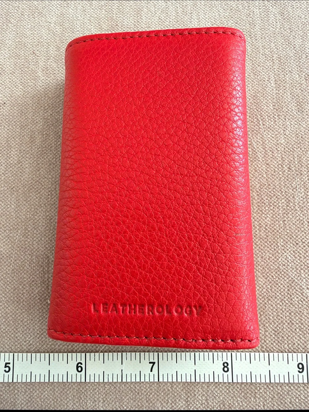 Red Leather Key case